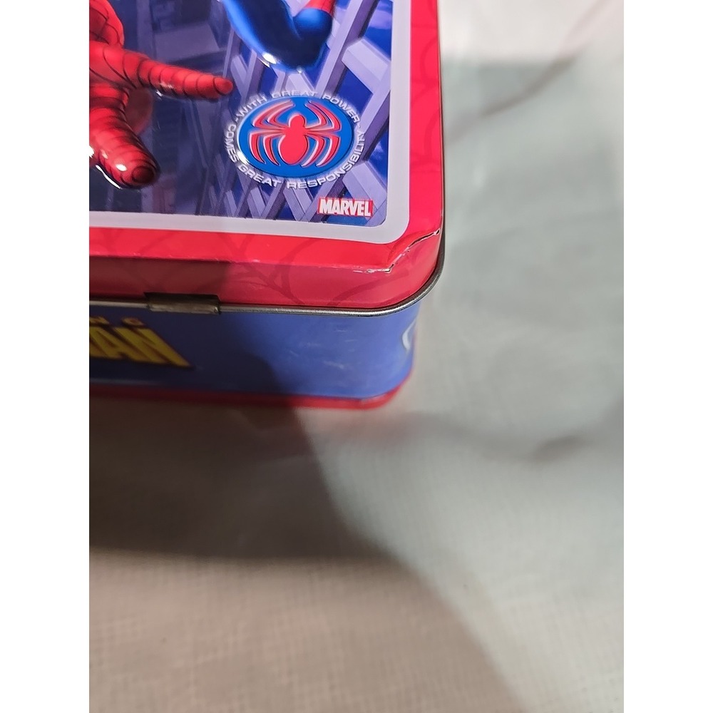 Spider-man ~3D‎ Edition ~Marvel Comics ~Tin Lunch Box GUC - Picture 11 of 11